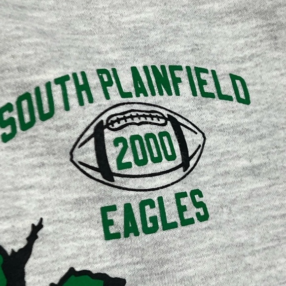 Vintage South Plainfield Eagles Football 2000 Sports Crewneck Sweatshirt - Picture 3 of 4